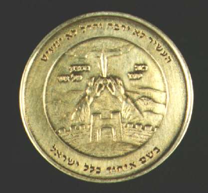 Shekel Coin Year 50 Reverse